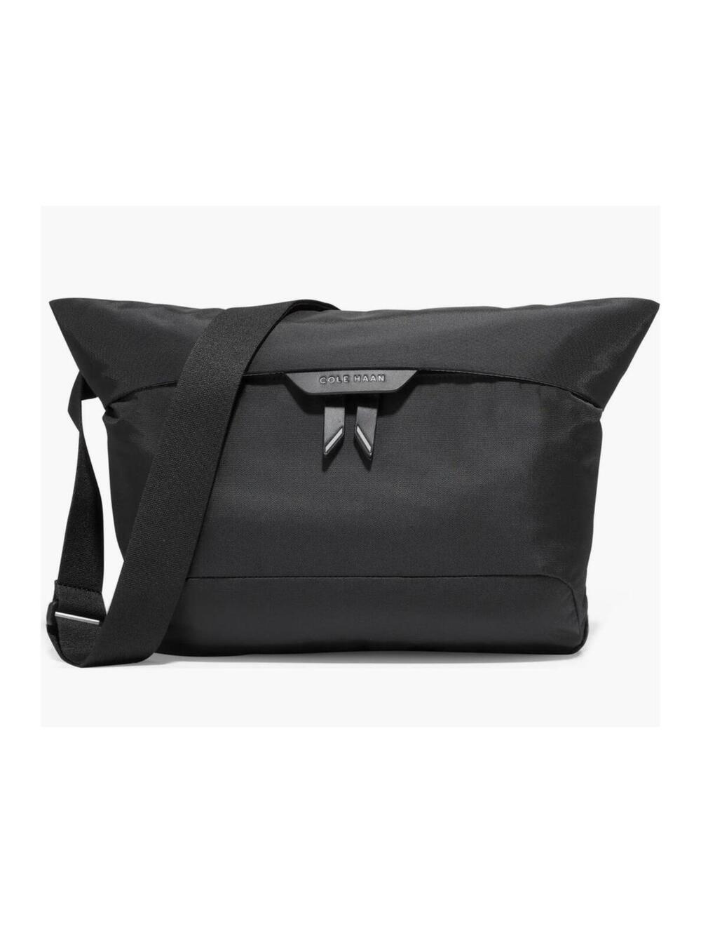 NWT Authentic COLE HAAN ZEROGRAND CENTRAL Black Nylon Men's Sling Bag Unisex